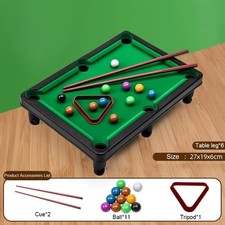 Mini Pool Table Kids Snooker &