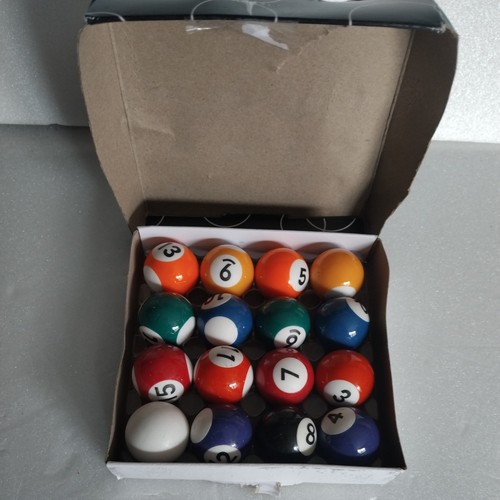 16pcs mini billiard balls pool - 16pcs,